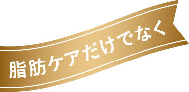 脂肪ケアだけでなく